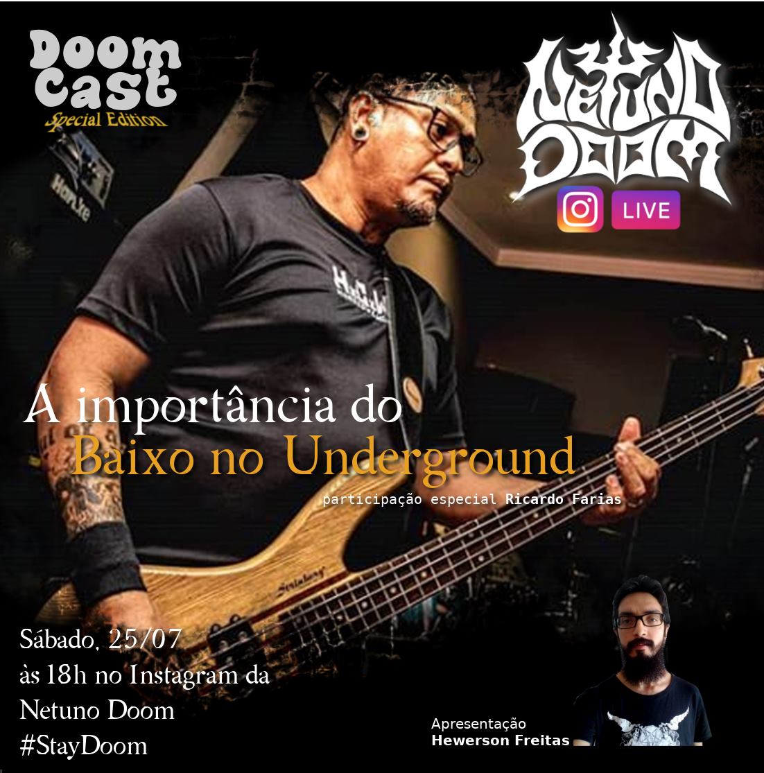 maquinaprofanaf's tweet photo. NETUNO DOOM: Banda trará o baixista Ricardo Farias para live deste sábado

Inscreva-se No Blog ,Compartilhe . Apoie o Underground , Seu Apoio é muito Importante 👇🎸🤘🔥
https://t.co/5rE69ReuPX

#NetunoDoom #ProgressiveDoomMetal #DoomMetal #Live @hewersonfreitas https://t.co/MLjcJBN7aA
