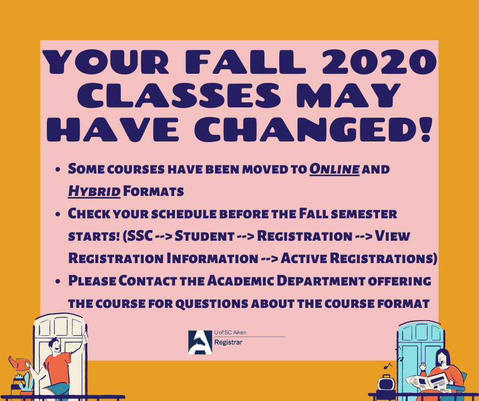 #USCAiken #Fall2020Registration