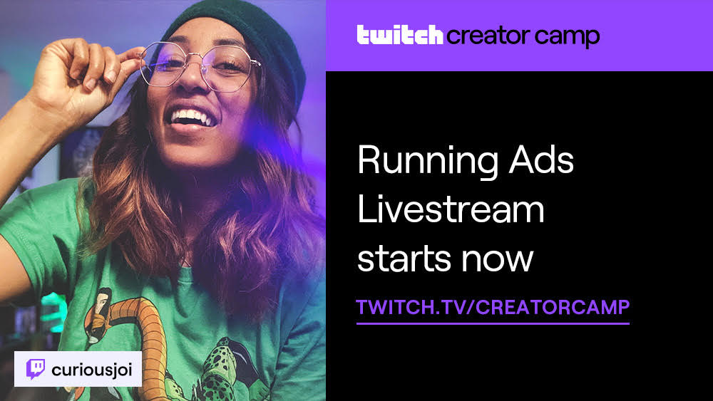 curiousjoi's tweet photo. Who's ready to learn! :D Now live on @Twitch creator camp!!

➡️ https://t.co/h5raLTOtsu https://t.co/CSzI3ALGZt