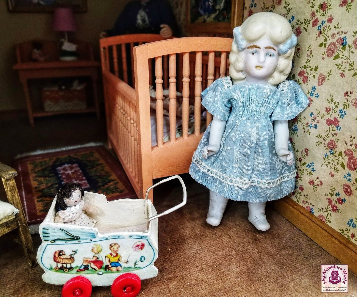 rebmicallef's tweet photo. A new addition arrived. Meet Little Lotti. Visit My Miniature World Blog. https://t.co/dcXVL0VT3p #dollshouse #miniature #doll #jointed #bisque #bisquedoll #jointeddoll #antique #1900's #madeingermany #germany #lotti #blog #blogger #blogpost #photooftheday #pictureoftheday https://t.co/wKHppWoCyt