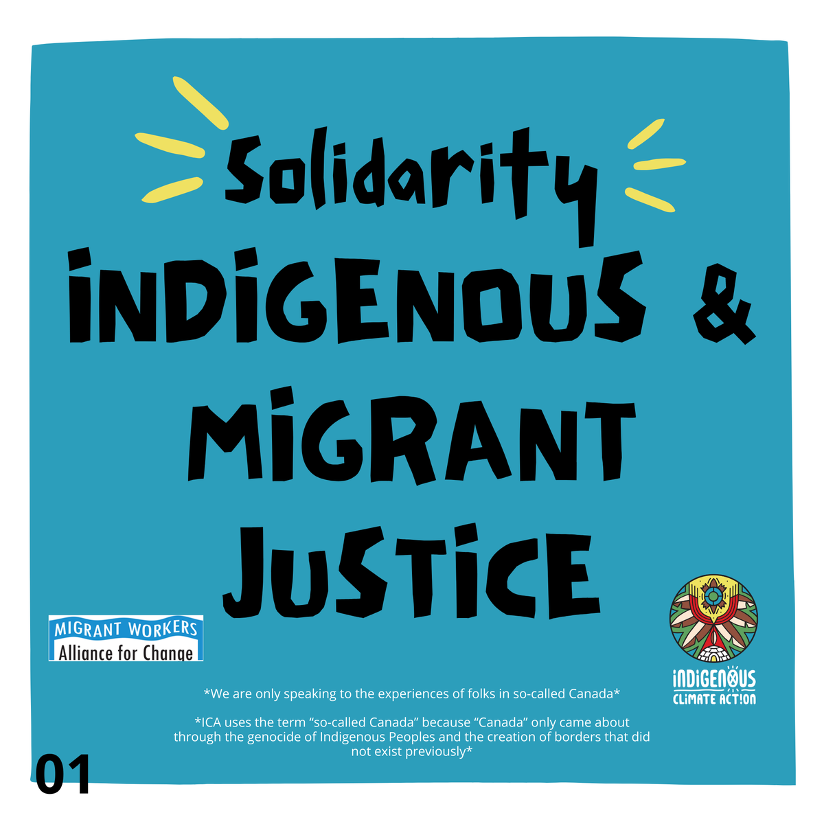 THREAD - Solidarity: Indigenous and Migrant Justice. In collaboration with  @MWACCanada (1/9)  #StatusForAll  #IndigenousRights  #Solidarity  #MigrantJustice  #LandBack