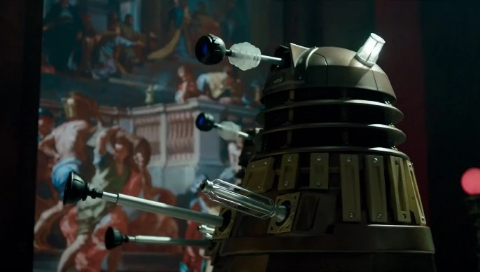 Also actually SHOW the Daleks attacking the mainframe instead of just telling us about it afterwards. Give us the dramatic tension that would come with that.