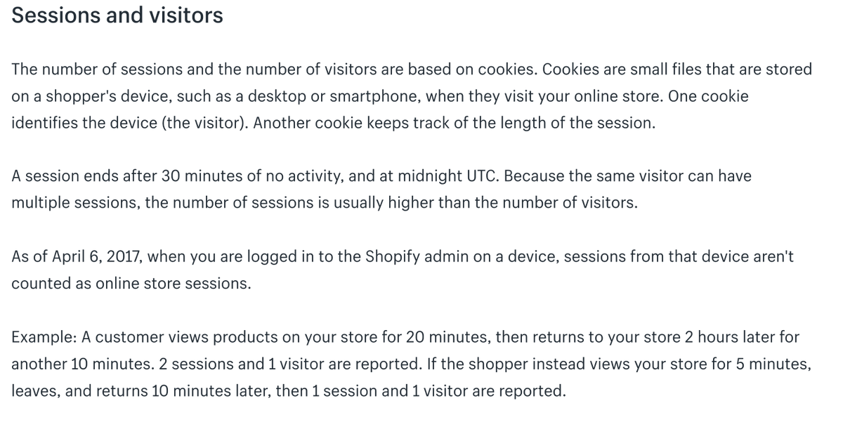 15. Calculating the actual conversion rateYour Shopify CVR is calculated based on (purchase/online store sessions) Multiple sessions could mean same person visited your site in diff times of the dayIn reality, it should be (purchase/visitor) This counts unique visitors CVR