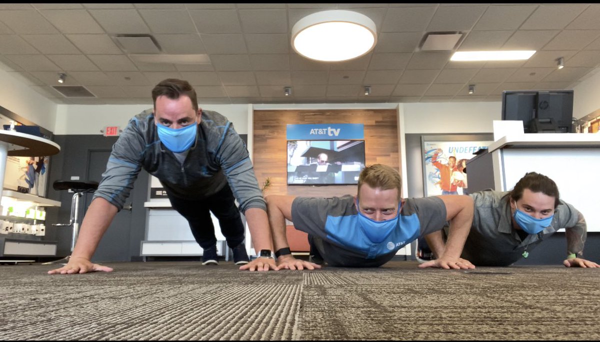 Today PRIME Veterans did the 22 Push Up Challenge to promote awareness for veteran suicide prevention along with honoring military service members. <a href="/JoeReichow/">Joe Reichow</a> and I participated with Clark to show our support. #22Primepushups #22pushupchallenge #primevetrans #lifeatprime