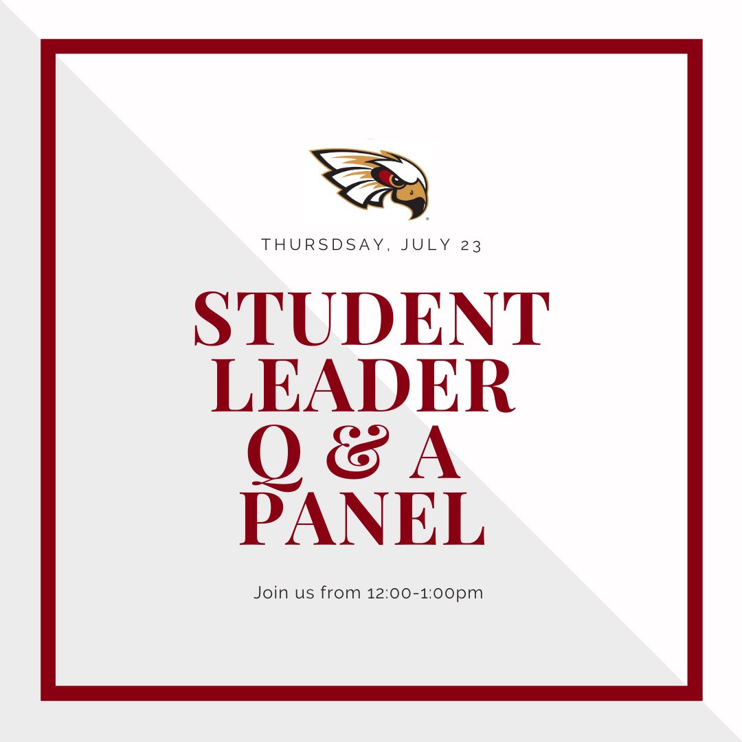 CoeOrientation's tweet photo. Tomorrow we are having a Student Leader Q &amp; A Panel from 12:00-1:00PM (CST) More information is in your student email! https://t.co/0oxWRyU8aj
