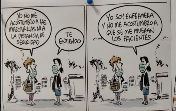 EstudianteEnfer's tweet photo. Si te molesta llevar la mascarilla, imagínate lo que molesta un tubo en la garganta para respirar... Alguien más está cansad@ de esta situación? Cuál ha sido la escusa más tonta que te han dado? https://t.co/Tcm5XFWdkT