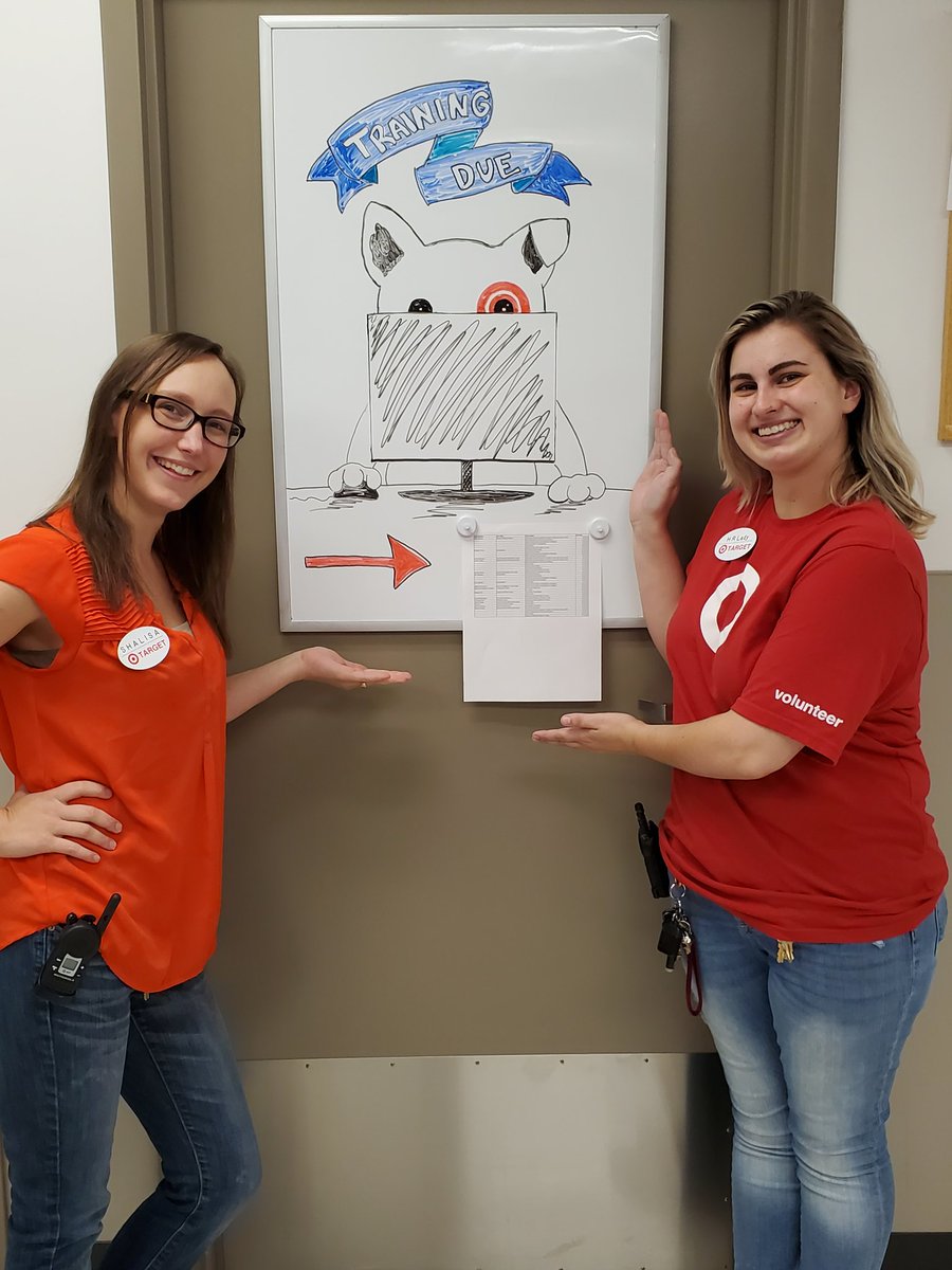Training Update! Thank you, yet again, to talented HR Expert Kristina 🥰 #targetbullseye