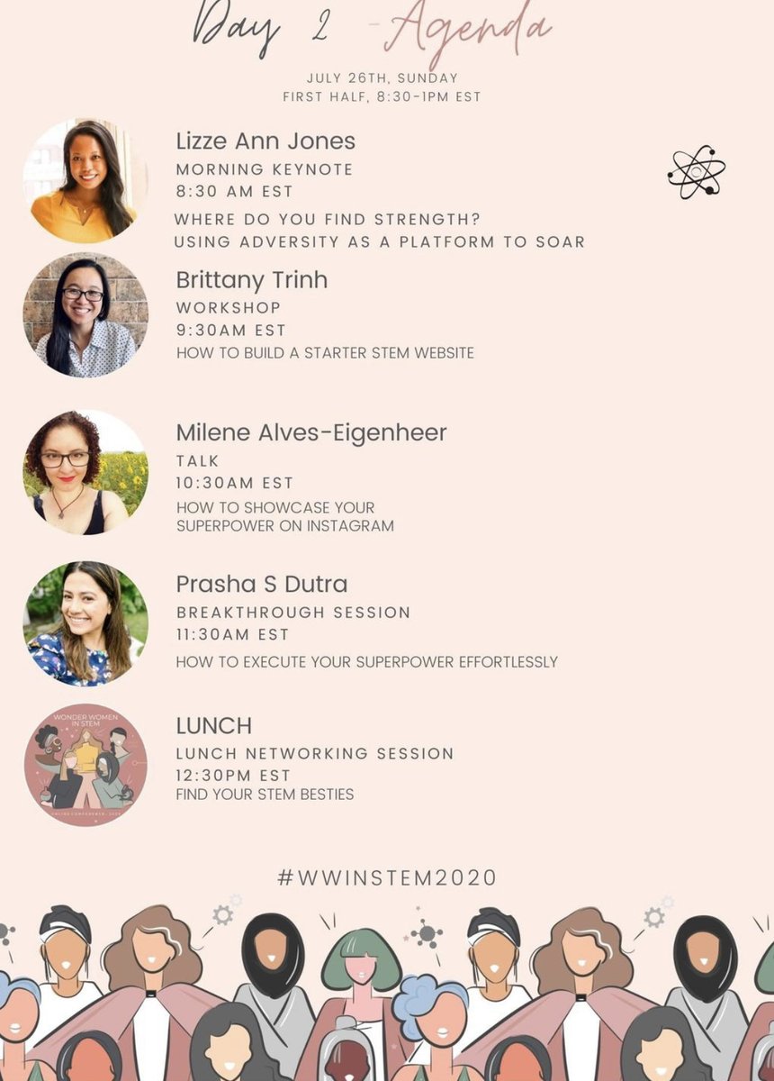 mileneaae's tweet photo. I'm looking forward to the next Sunday! I'll be giving a talk about how to communicate your message on social media at Wonder Women in STEM Conference. Come with me: https://t.co/9JskS3VM5r https://t.co/ZBqFGxRUEb