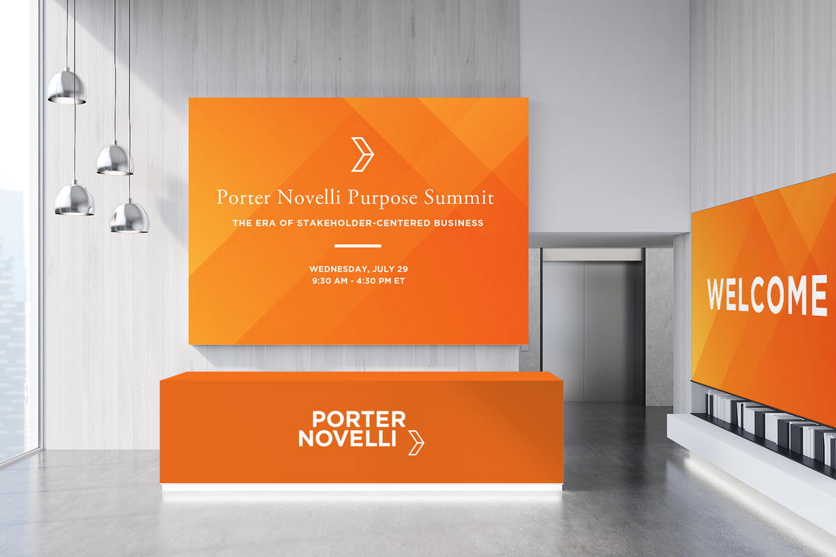porternovelliNA's tweet photo. Next Wed., July 29, we’ll open our 2nd #PNPurposeSummit: The Era of Stakeholder-centered Business, which will dive into the evolving mandate for business today. 

Register &amp; find full details on the powerful sessions we've packed into the first day here: https://t.co/hF49fvw55k. https://t.co/vNKvP2MvMZ