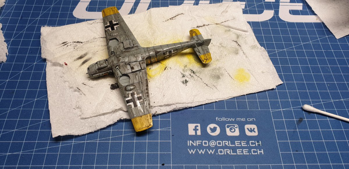Plastic_Alchem's tweet photo. Let's get dirty. #ww2 #miniaturas #miniatures #172scale #plasticalchemist #plasticmodel #airfix #airfixmodel #scalemodel #scalemodelling #scaleaircraft #BF109 #modelismoestatico #modelismo #miniaturepainting #scaleplane #modelbuilding #militaryaviation #orlee #modelcraft https://t.co/2YFJTgZQx3