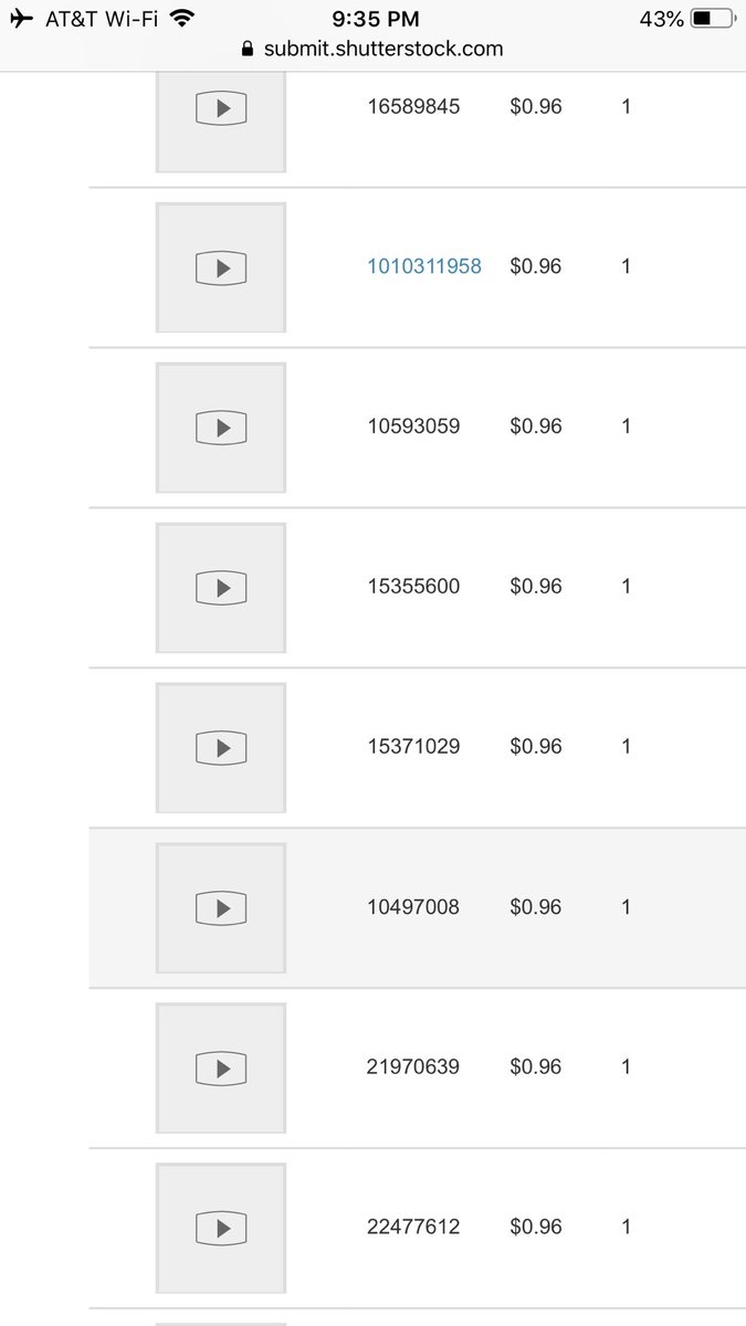 bartsadowski's tweet photo. Each time @Shutterstock @ShutterstockVid sells my clips for pennies, a clip gets permanently deleted :) ✌️ #sstk investors be aware. Stock Buyers shop elsewhere. #shutterstockboycott #boycottshutterstock #shutterstock https://t.co/3hDz4Pwmwj