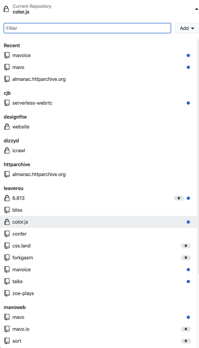 4. Summary of which repos have changes and which ones need pull