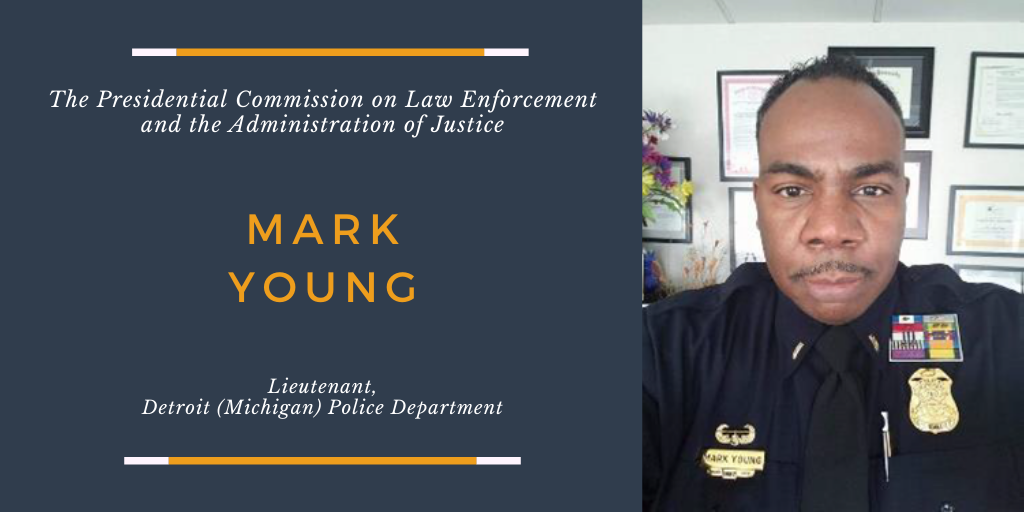 COPSOffice's tweet photo. SPOTLIGHT: "The lack of prosecution of suspects who have threatened officers with harm is too often ignored..." – Lieutenant Mark Young, @detroitpolice #LECommission (1/2) https://t.co/1CSLosH99v