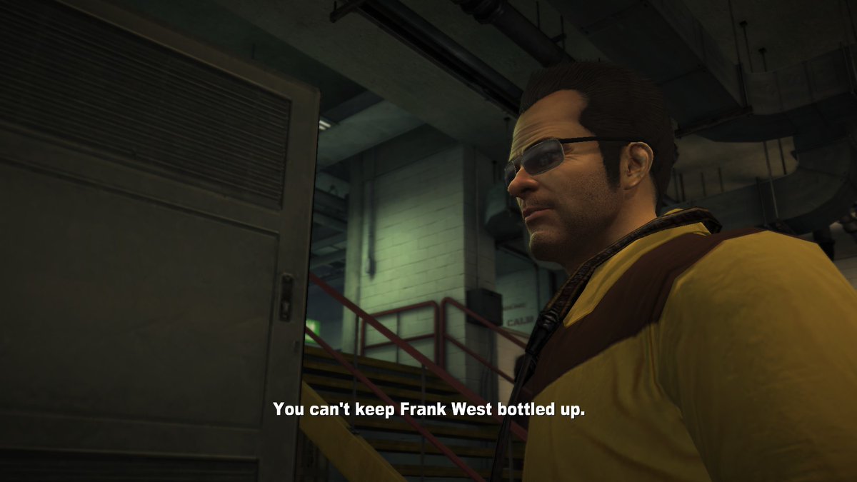 Solidcal's tweet photo. OTR Frank in the Case Zero Bowling shirt anyone? No? Well, have it anyway as it was fun to port over and rig and edit to be Frank's size. 😎
#FrankWest #Deadrising #Modding #CaseZero #PC, https://t.co/YHMlV6G1Va