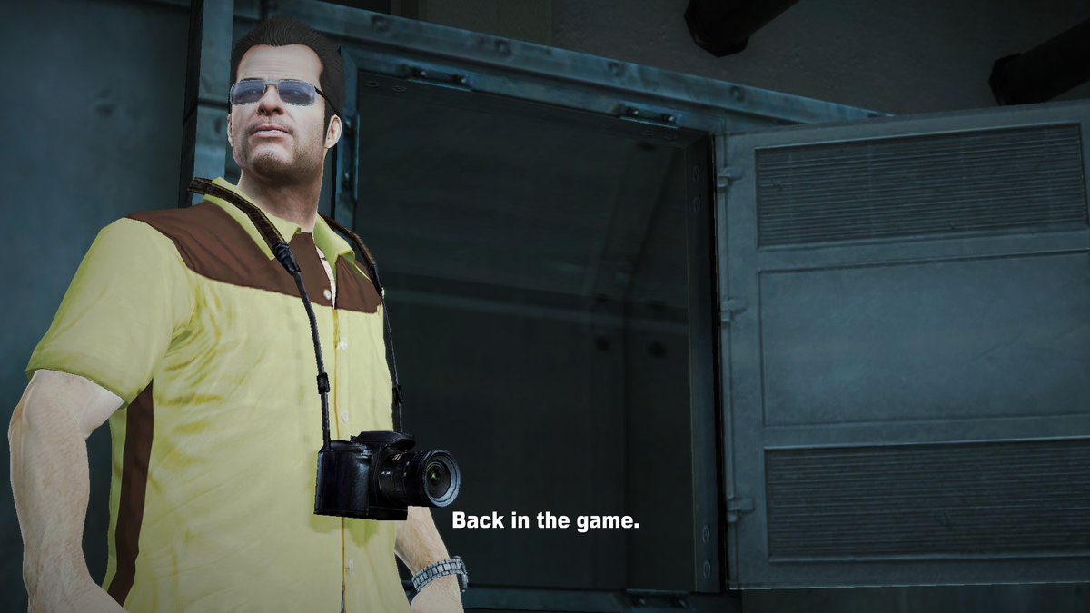 Solidcal's tweet photo. OTR Frank in the Case Zero Bowling shirt anyone? No? Well, have it anyway as it was fun to port over and rig and edit to be Frank's size. 😎
#FrankWest #Deadrising #Modding #CaseZero #PC, https://t.co/YHMlV6G1Va