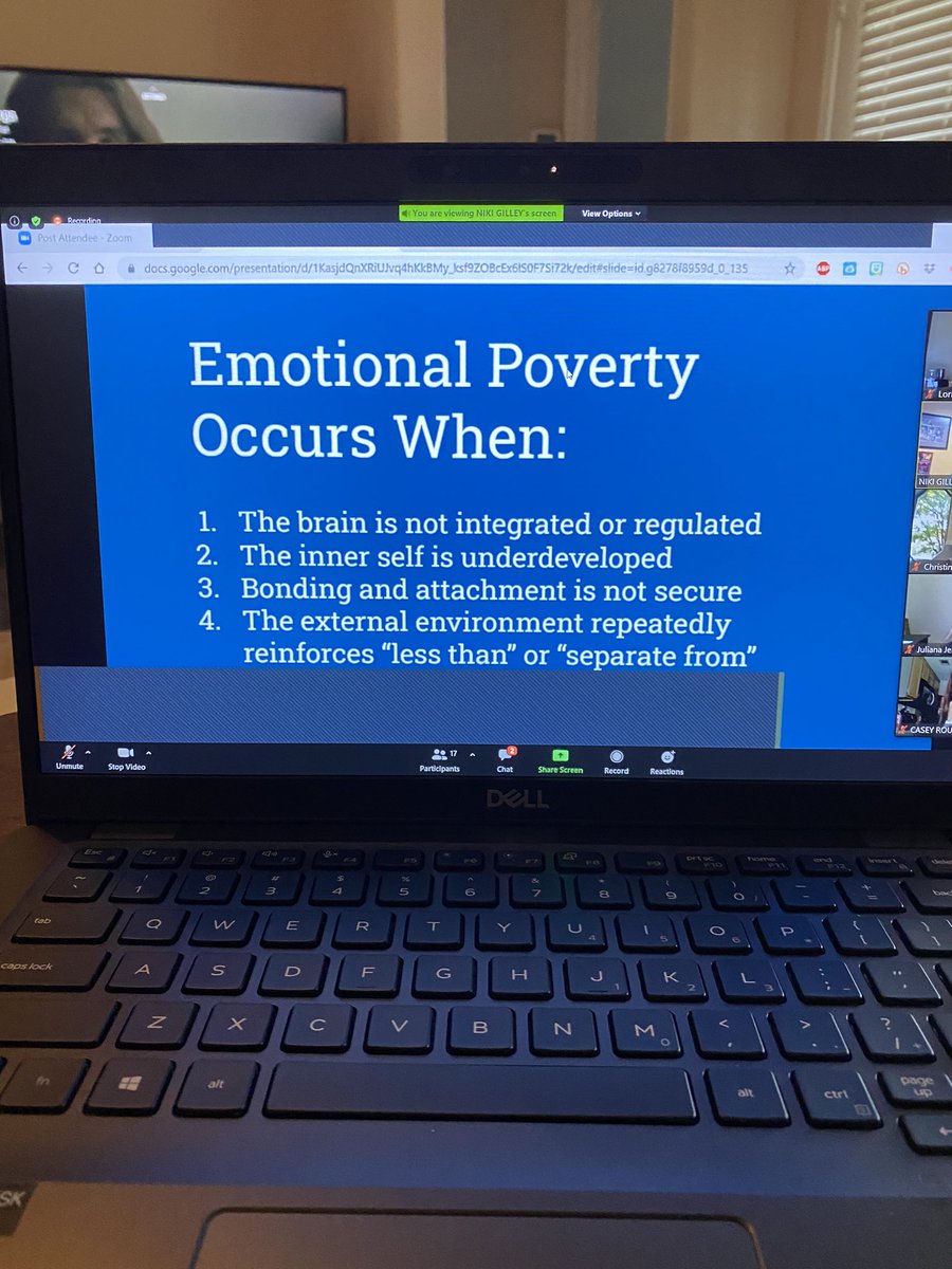 MrsDutcher84's tweet photo. One of the BEST trainings I have ever been in! Thank you @gilley_nichole for presenting today on Emotional Poverty! It was VERY eye opening and I learned a lot! #CarrollSC2020 https://t.co/Jfkh1x6huC