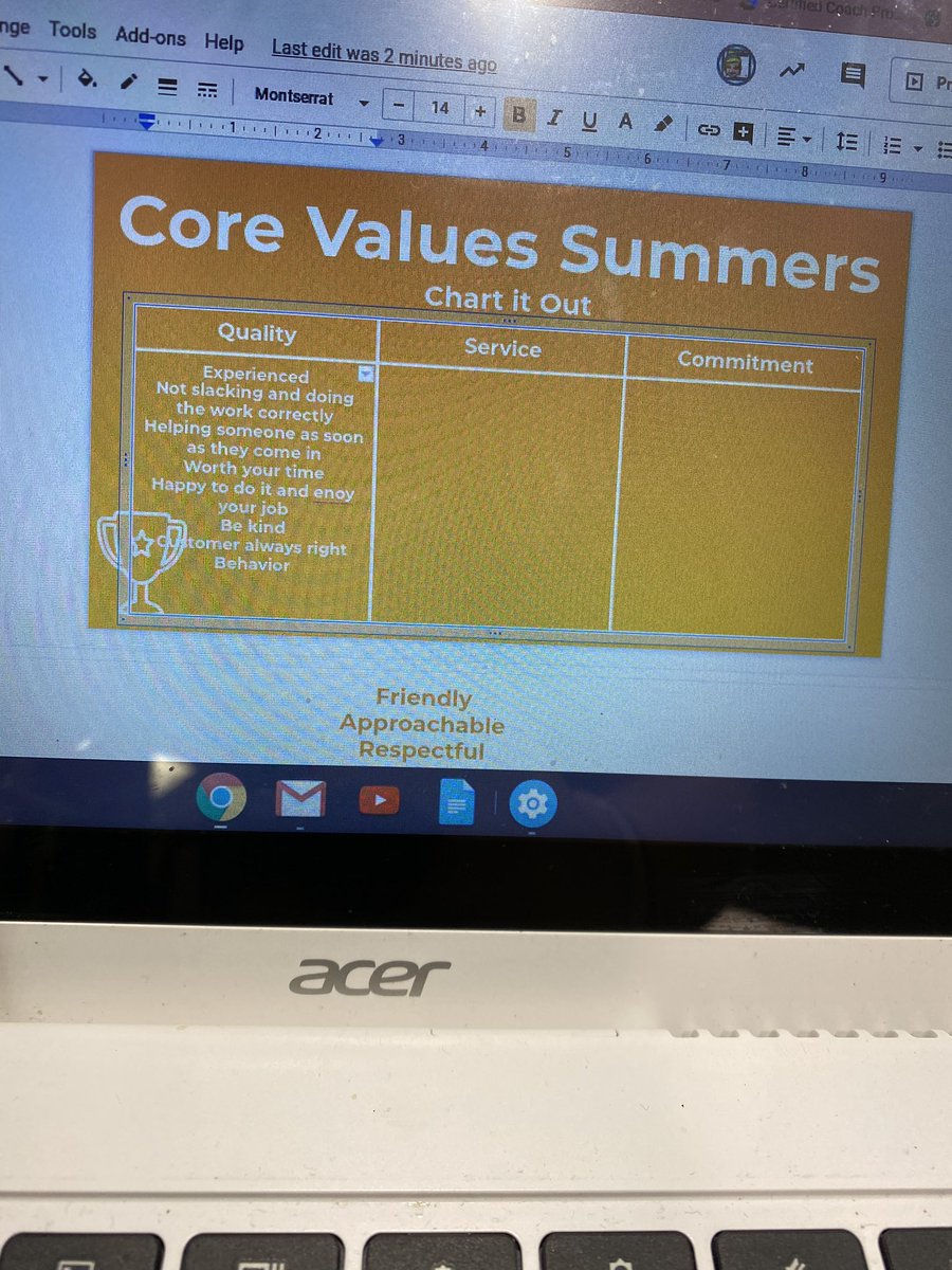 SummersChromeCo's tweet photo. Day 2 of Chrome Crew and Chromies training has been awesome! Today we worked on learning new Google tools and created training videos, picked our teams, and set goals for the first cycle. #RCISDJOY https://t.co/AJUXPPoUjp