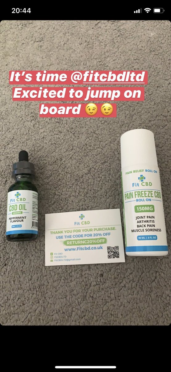 Pumped to received <a href="/FitCBD1/">Fit CBD</a> today and start the journey #cbdhealth