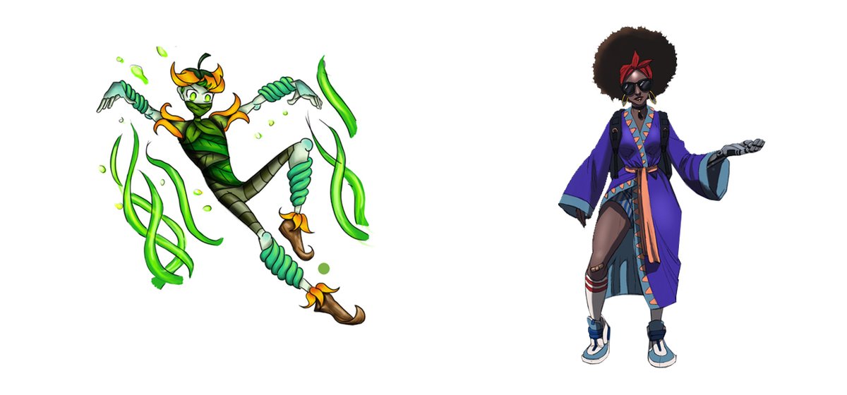 saibahamas's tweet photo. Our Digital Media team and students did not come to play. These character designs are fire! #characterdesign #conceptart #sai2020 #bahamas https://t.co/6KqNAEcDFu