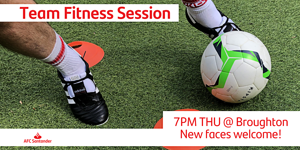 AfcSantander's tweet photo. Fitness training - 7PM THU @ Broughton (Brooklands). 

New faces always welcome! Come and join in, or message through our social media channels.

Brooklands School, Countess Way, Broughton, MK10 7HN

@NBDFL1 
#witnessthefitness 
#footballsback https://t.co/UHRQxHcDrX