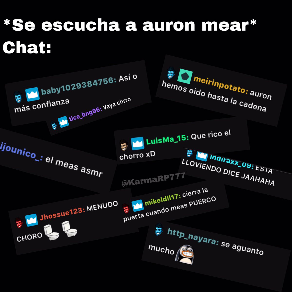 KarmaRP777's tweet photo. @auronplay ha sido asi JAJJAJAJA

#spainrp #auronplay #gustabo #gtavroleplay #gtarolplay https://t.co/hPiQbnMfQ7