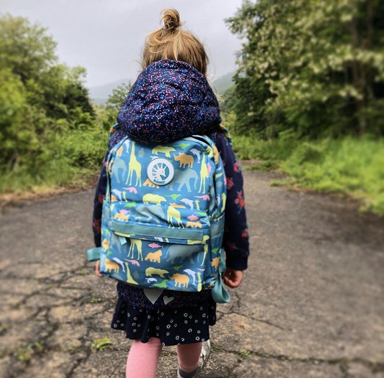 And here’s our Head of Crazy Ideas, Mila, testing out one of our lovely kid’s rucksacks, each made from 11 plastic bottles!  They’ll be available to buy very soon so please watch this space. 
#sustainablefashion #Sustainability #oceanplastic #plasticpollution #ecokids #ecotoys