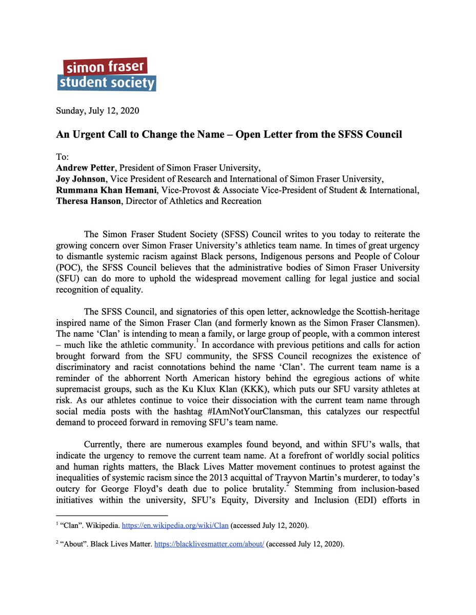 SFU SAAC tweet media