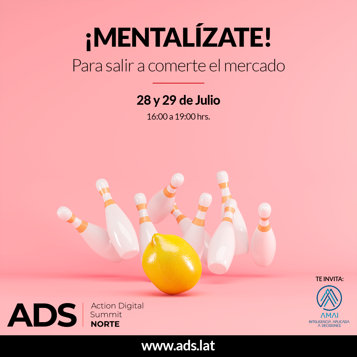 AmaiMexico's tweet photo. AMAI te invita al Action Digital Summit Norte #ADSnorte ¡Conéctate los días 28 y 29 de julio!
Registro: https://t.co/WwEhzeCKl0 https://t.co/yCQao5AQsh