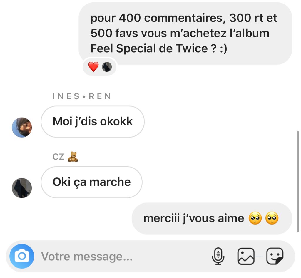 vintaerae's tweet photo. ⚠️ mes amies ont gentiment accepté de me faire un RT DEAL ! 

aidez moi à avoir :
-400 vommentaires
-300 RT
-500 favs 

merci d’avance 🥺 (me faites pas flop) https://t.co/K1EQBYfFBZ
