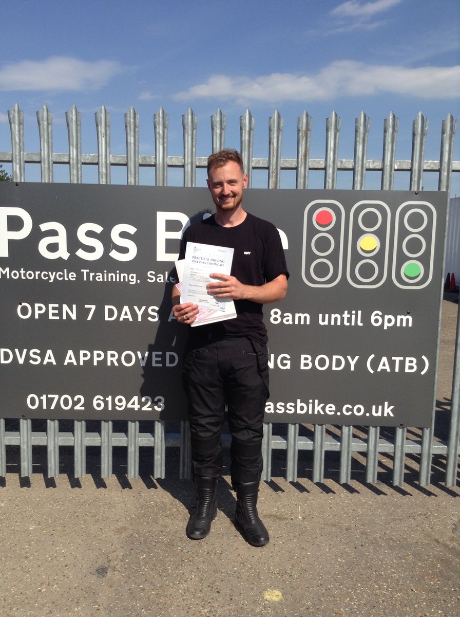 PassBike's tweet photo. Congratulations to Sam and Liam on doing the double and Passing Module 1 & 2 today! Well done to Gerdas and Kyle on passing Module 2 and well done also to Louis and Kyle on passing Module 1! #passedwithpassbike #newbikers #backontheroad #basildondtc #erithdtc https://t.co/V8thuJ20KQ