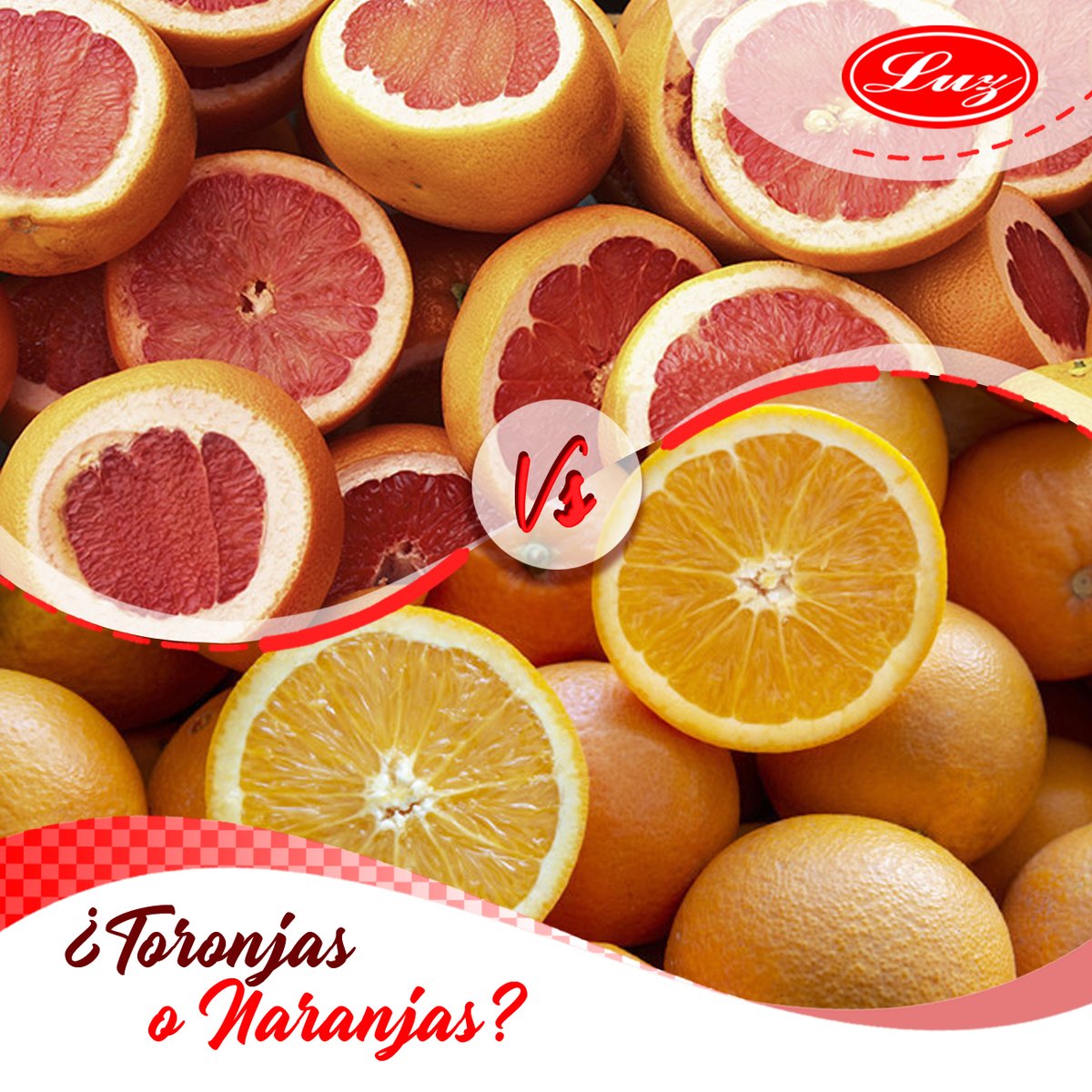 mercadosluzca's tweet photo. ¡Hey! En @automercadoluzca queremos resolver esta disputa. ¿Que diferencia hay entre estas dos frutas?
.
Coméntanos cual prefieres.
.
#AutomercadosLuz #vs #Toronjas #Naranjas #dinamica #juegos #20julio #Venezuela #caracas https://t.co/1fiF8hx2UR