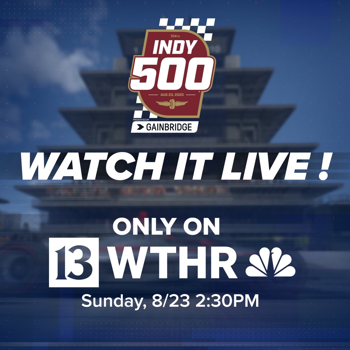 calabroindy500's tweet photo. Such a proud day for @WTHRcom and the @IMS giving the fans a BIG gift! https://t.co/D0vJOVP2SS
