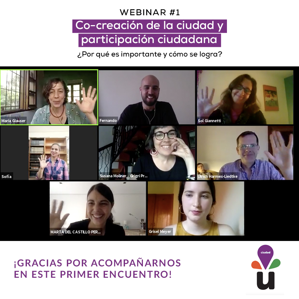 EncomunPy's tweet photo. ¡Gracias por acompañarnos en este primer webinar de co-creación de la ciudad! El próximo miércoles nos encontramos de vuelta a las 13.30 para seguir conversando sobre las ciudades que queremos. 🙌
#BirrasUrbanasPY #EnComun https://t.co/nTmY1eQ9MD