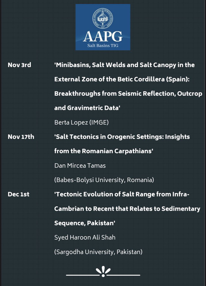 AAPG Salt Basins TIG tweet media