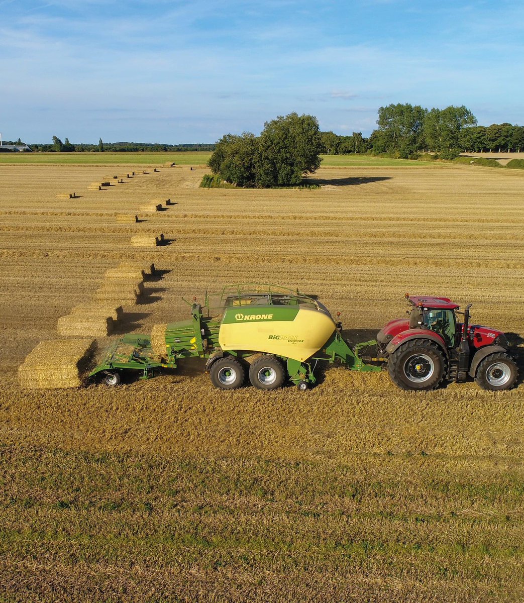 KRONE BiG Pack HDP II + BaleCollect in Denmark 🇩🇰
