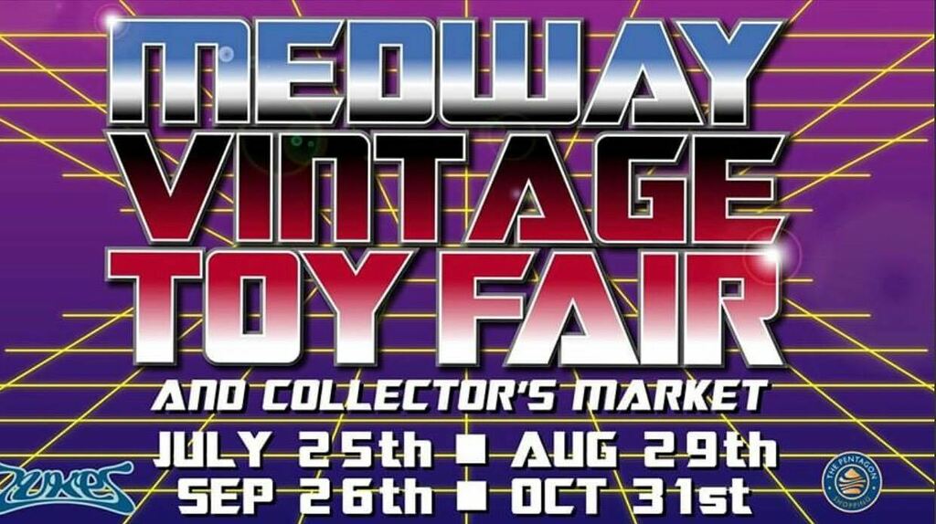 UKToyCollector's tweet photo. For all you #ToyFans wanting to get out and do some #ToyHunting the #MedwayVintageToyFair is on this Saturday 9am - 2pm at the #PentagonShoppingCentre @PentagonCentre in #Chatham #Kent ๐๐๐ป If you are visiting also pop to @GetReadyComics in #Rochesterโฆ https://t.co/2ZFjx9cnvM https://t.co/Xh8HGjMgc2