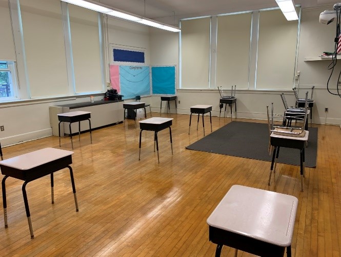 MamaroneckED's tweet photo. #Fall2020Restart Constantly reviewing, analyzing & reconfiguring classrooms to see what's possible w/in @NYSEDNews safety regulations. Prioritizing in-person learning, health and safety. Considering all instructional space options in schools, as well as outdoor spaces https://t.co/hrfkMuUb2d