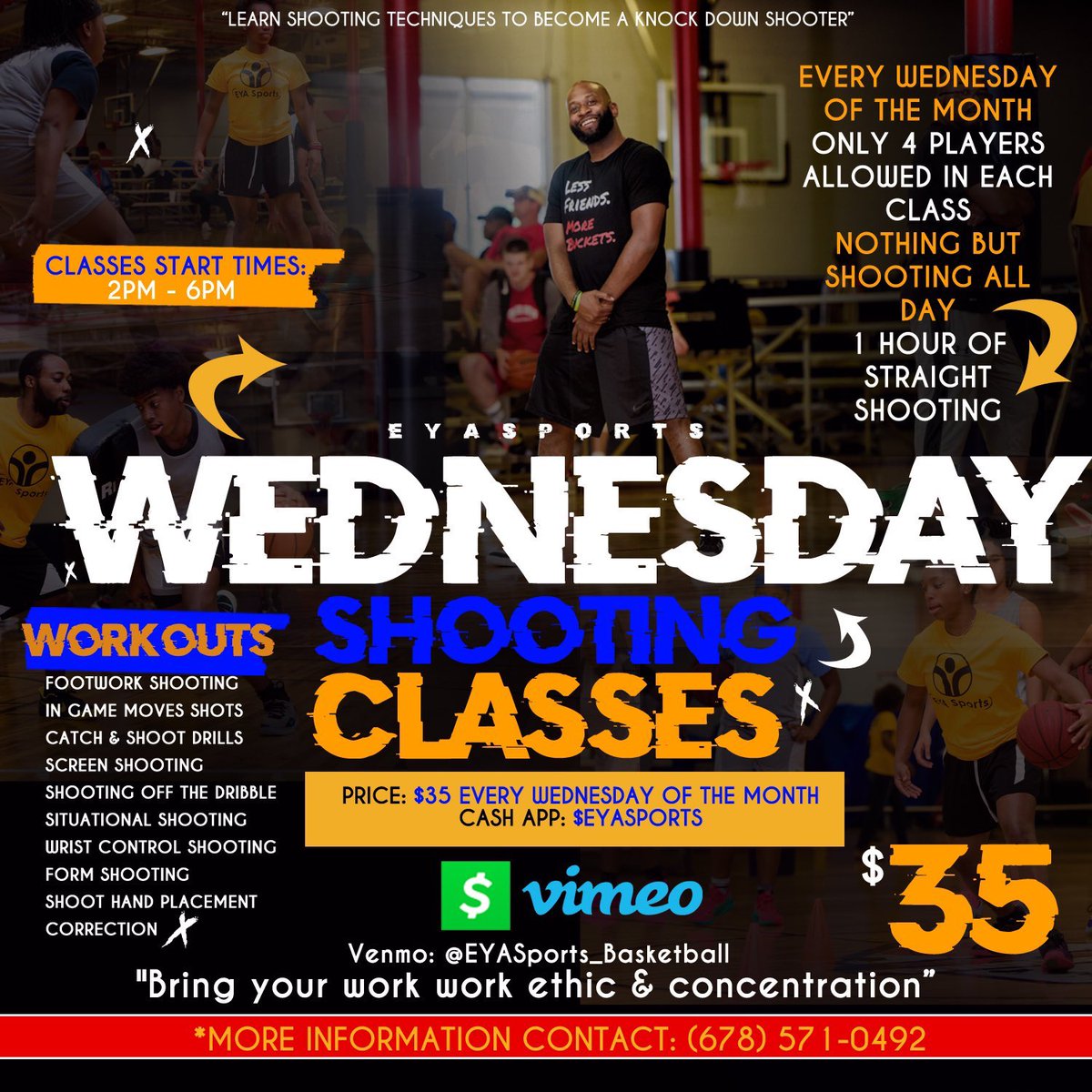 ClientEYASports's tweet photo. Effective communication is equally as important as effective listening. @EYASports #EYAShootingClasses #WednesdayMotivation https://t.co/hr3TAhlNL8