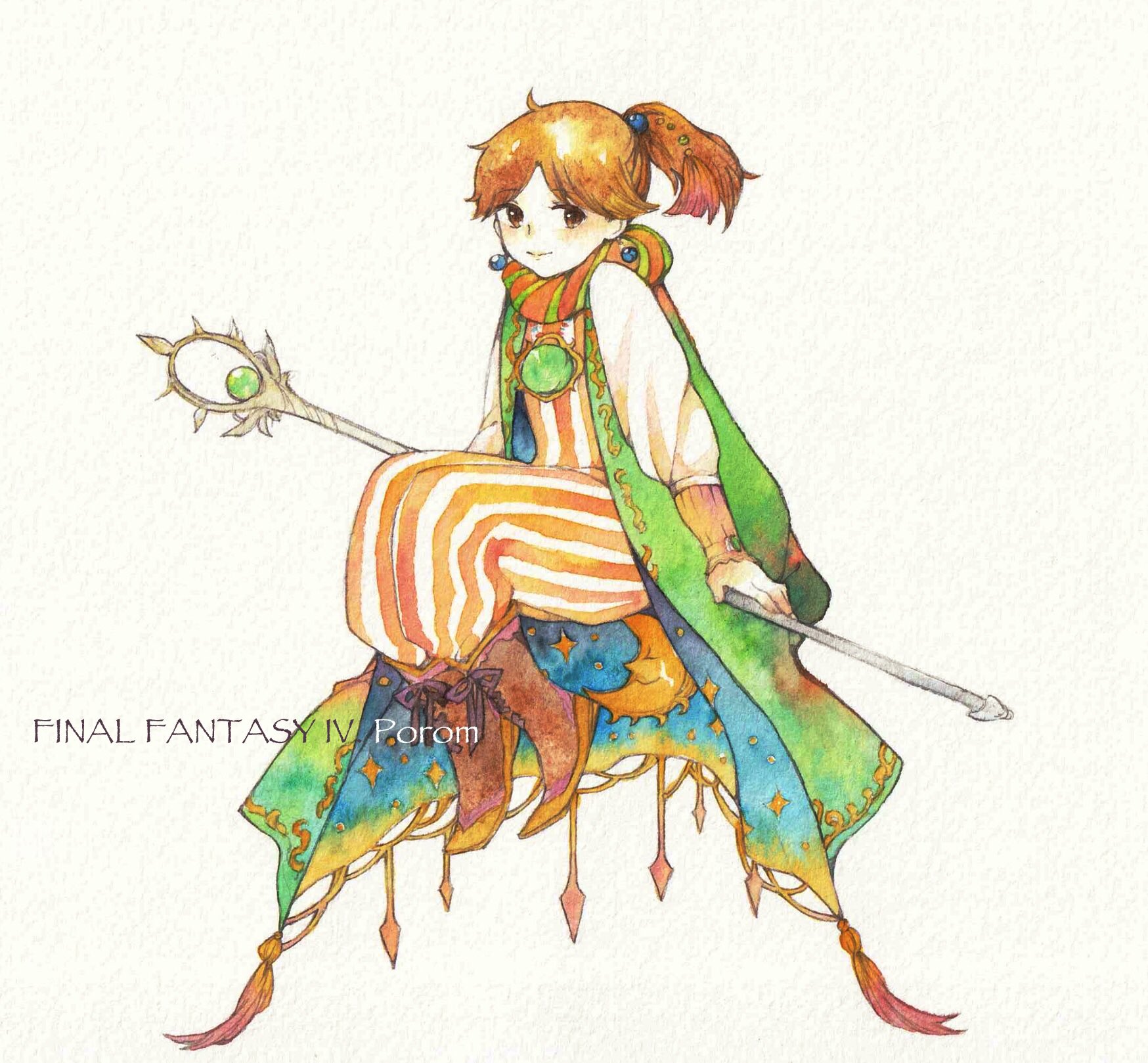 特価品セ Ⅳ FANTASY FINAL プレイマット 描き下ろし ポロム