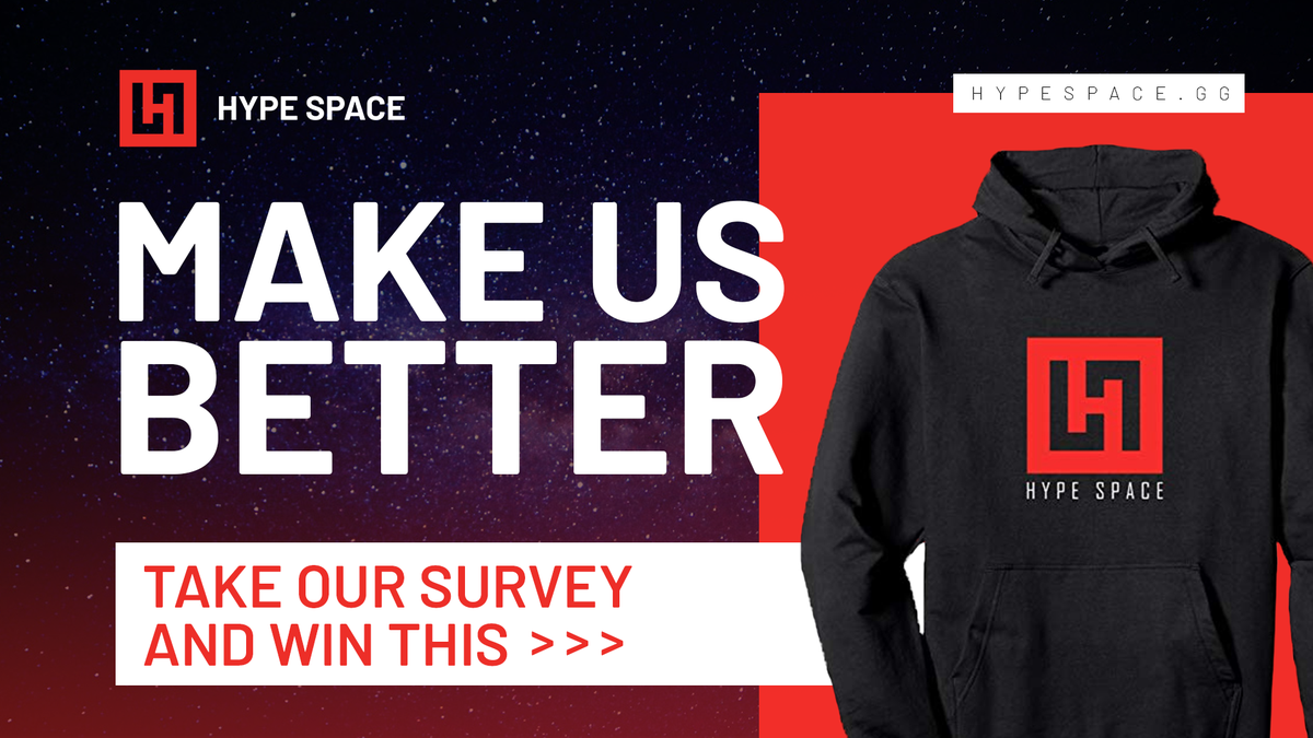 HypeSpaceGG's tweet photo. 🚨 WIN A HYPE SPACE HOODY 🚨

We’re looking for fans, athletes, coaches and team leaders to help us better understand what it takes to improve the fan experience and grow brands.

Take our survey:
https://t.co/HvLN6v42Oy https://t.co/k7ZXe9zciv