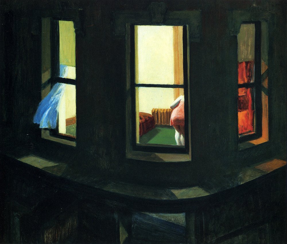 Night Windows, 1928, Edward Hopper