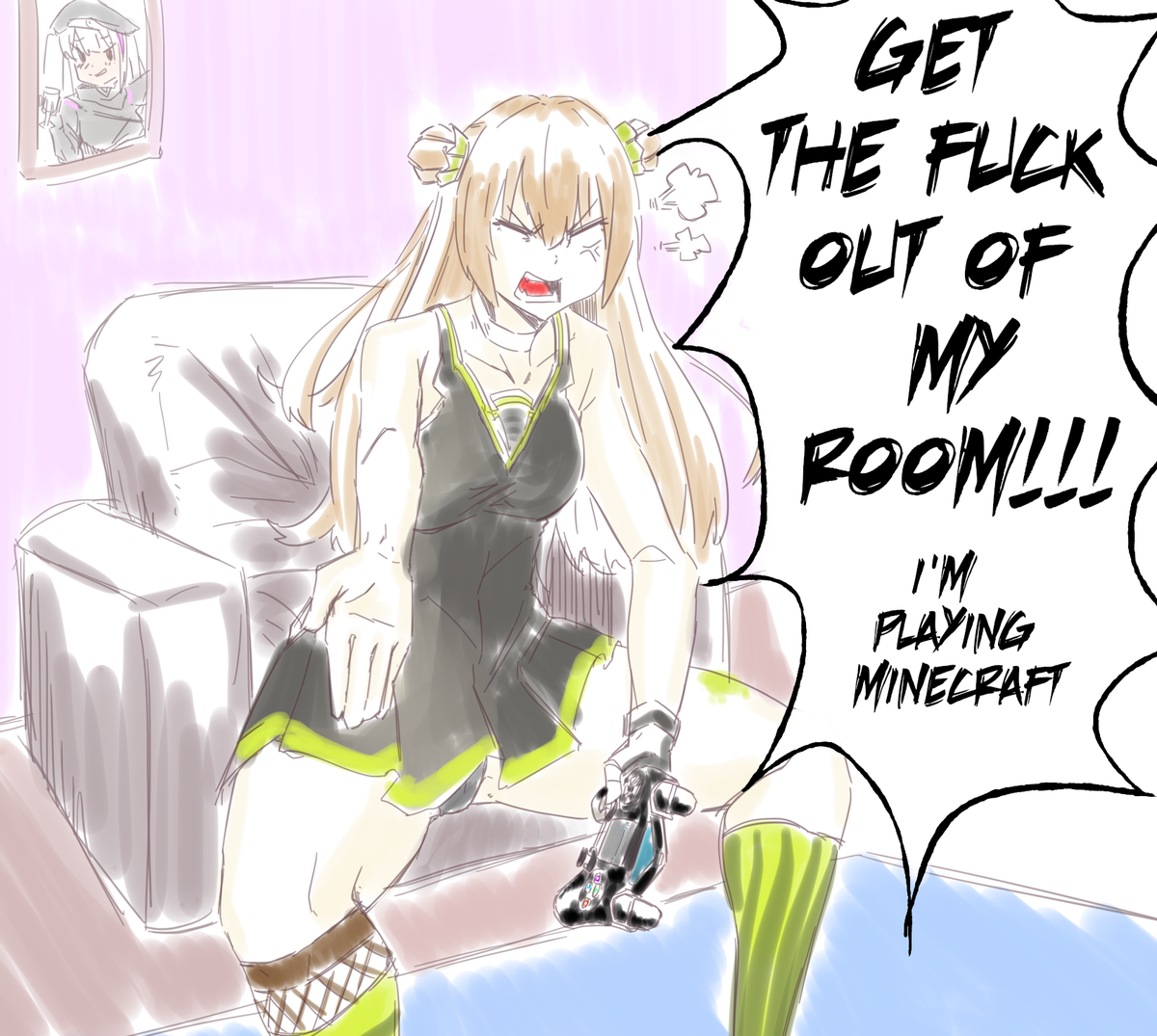 she gamin' 