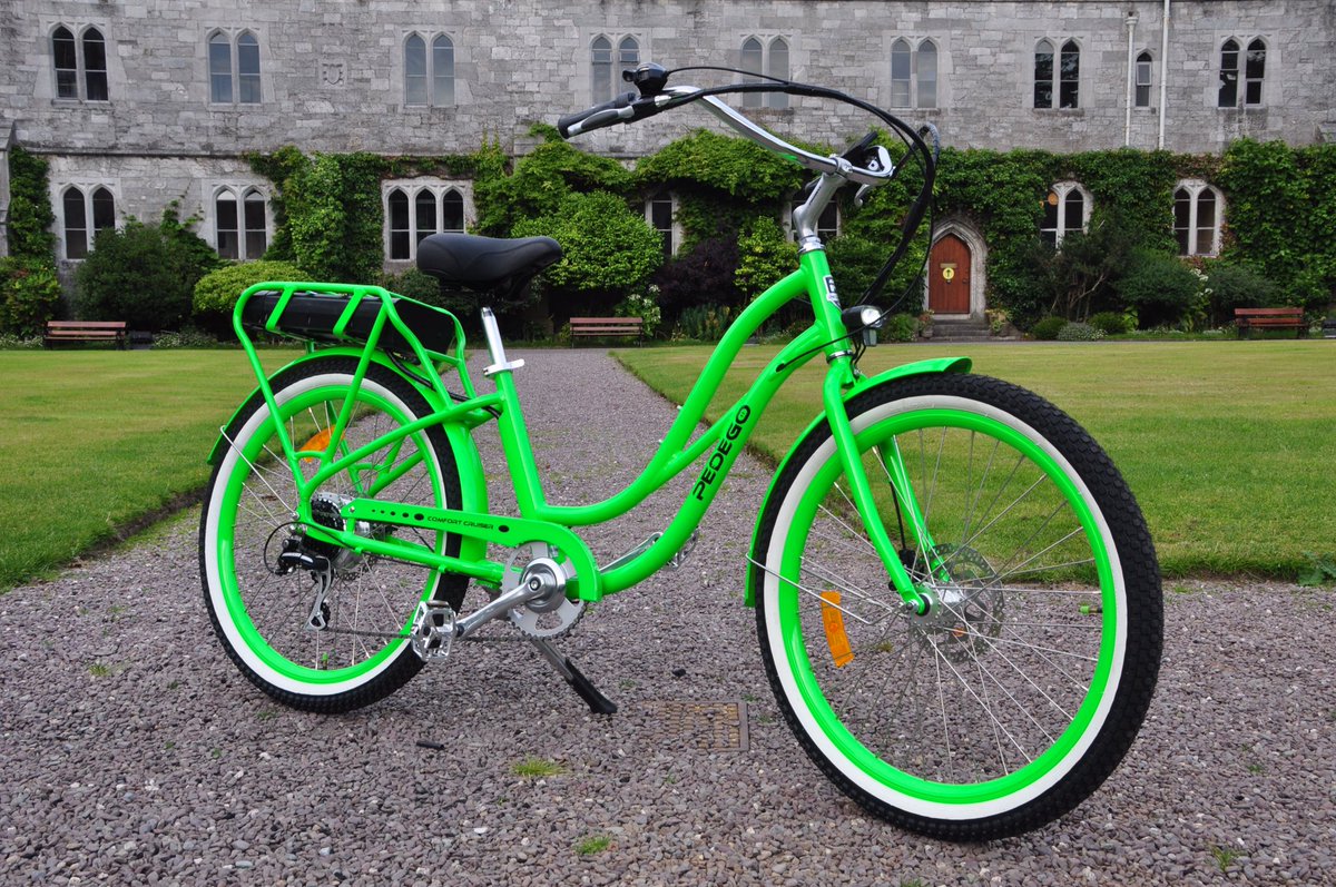 EBikesIreland's tweet photo. California has come to Cork! This Pedego Comfort Cruiser is now for sale in City View Wheels, Blarney Street. Tell us please, do you like the look? #Cork #BetterByBike #LoveCork https://t.co/aO0BL33VvU