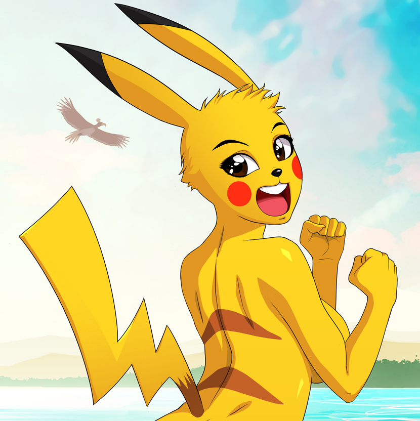 paso Evaluación claro Dreadful Exmile on Twitter: "I drew a Pikachu girl once as a joke but it  didn't go over that well https://t.co/1LpA9r4ofr" / Twitter