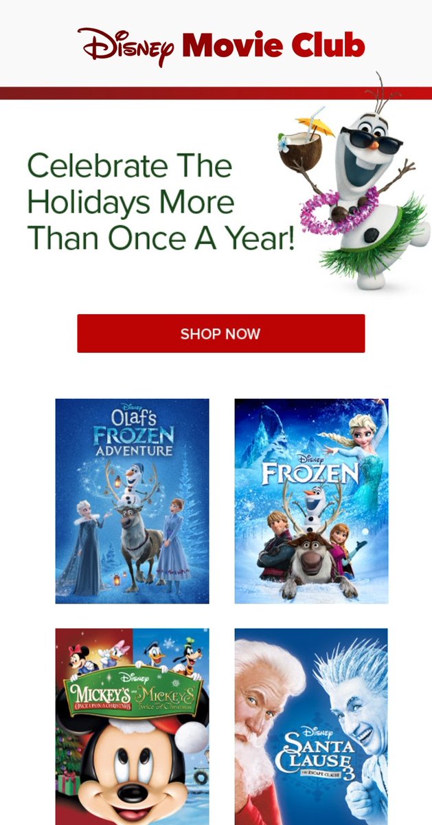 connorratliff's tweet photo. I am #TeamEndlessWinter and a Secular XMAS fanatic and even I think Disney Movie Club has gone too far today: https://t.co/ZbtzCchpmf