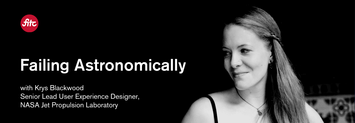 FITC's tweet photo. Krys Blackwood is working her dream job with NASA, but it was a long road to get there. Learn from the mistakes of a seasoned pro, and combat your imposter syndrome as Krys shares her story in a FREE online presentation, on August 6. https://t.co/n0J2zdBc42 #SpotlightSessions https://t.co/2u980dauQf