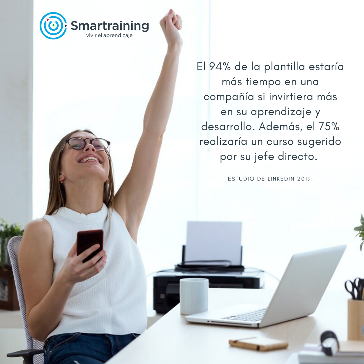 SmarTrainingCl's tweet photo. La #FormaciónContínua es una de las herramientas claves para la retención de captación y retención de talento. https://t.co/rvA6BvC5Xd