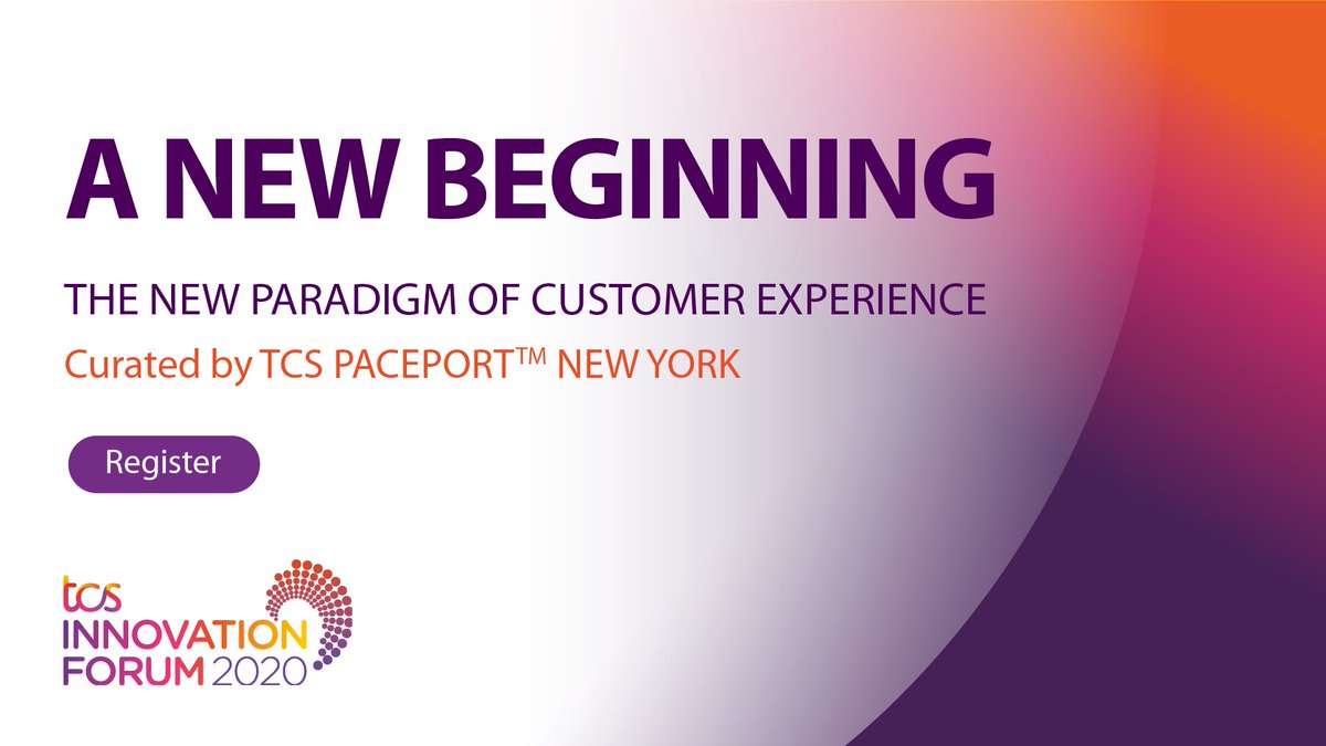 ShankarNS252's tweet photo. Join us for the next edition of our premier,invite-only virtual innovation forum ‘The New Paradigm of Customer Experience’ to hear global Retail &amp; CPG Industry leaders share their perspectives. Register at: https://t.co/WC9hZDwhWI 
# TCSInnovationForum #newbeginnings https://t.co/8do3HC8Sxj