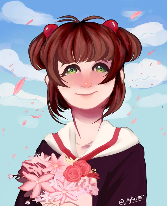 Sakura Kinomoto (Amo este anime ) Original post  #cardcaptorsakura #fanart #arte  #animefanart #sakura 