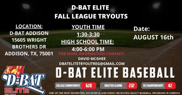 UnitedBC_USA's tweet photo. 🚨 TRYOUT INFO RELEASED 🚨 

Check it out!!!
#dbat #dbatteams #dbatdudes #dbatfam #dbatsports https://t.co/JCIiAXbAVY